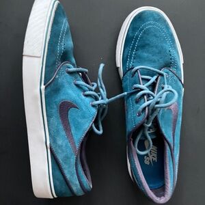 Teal Nike Janoski Zoom Suede - Men's 8 Women's 9.5